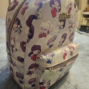 Bioworld InuYasha Pastel Chibi Character mini backpack - Cream